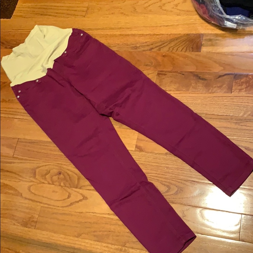 Maternity straight leg pants
